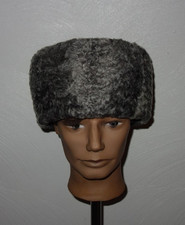 Luxus Herren Fellmütze Kappe Persianer Hut Pelzmütze Karakul Schapka Formovka