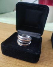 SMYKE Schmuckdesign Ring Gr. 21 Edelstahl, bicolor rosegold-silber