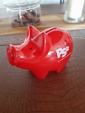 Poul Willumsen Vintage Sparschwein Rot PS Die Lotterie der Sparkasse  Spardose