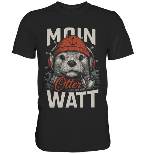 Otter moin shirt norddeutsch - otter, t-shirt
