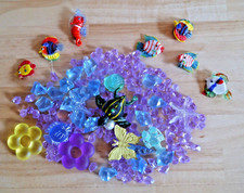 Deko Steine Fische Schildkröte Hummer Muscheln Seepferdchen, Seesterne Glas