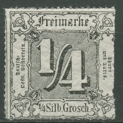Thurn und taxis - thurn, 1865