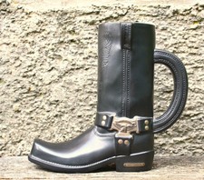Harley-Davidson orig. Stiefel-Bierkrug Steinzeug special edition 1998H-D schwarz
