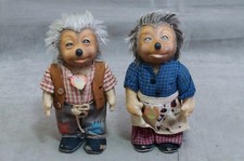 STEIFF PAAR MECKI UND MICKI MIT BRUSTSCHILD  HÖRZU NACH DIEHL FILM