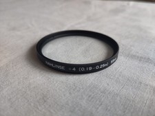 Hoya Nahlinse +4 E55 - Makro-Vorsatzlinse 55mm - Close-Up Filter 0,19–0,25m