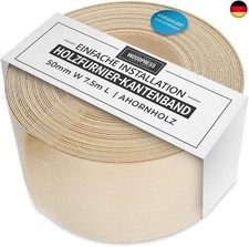 Ahorn Holz Furnier Einfassung/Furnier Rand Streifenbildung Klebeband (50 mm