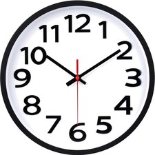 Wanduhr 30cm leise groß