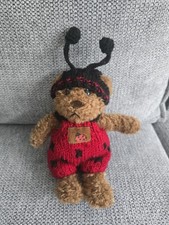 Nici Bär als Marienkäfer Vintage Plüsch aus Sammlung