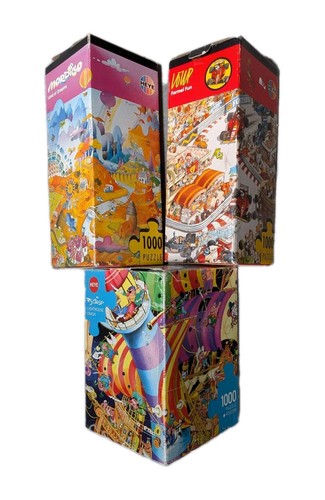 Heye 1000 teile puzzle - 3x,