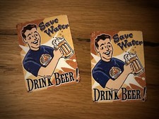 2x beer sticker fun sticker