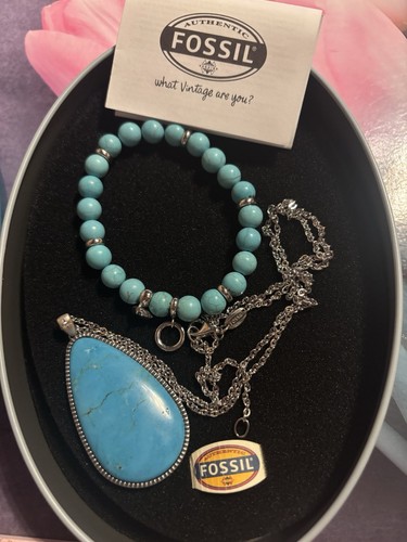 Fossil kette und armband - fossil,