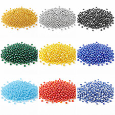 Rocailles Perlen Metallic 2mm