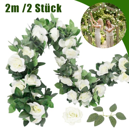 Blumengirlande deko 2m - blumengirlande,