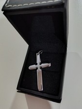 Anhänger Kette Kreuz Silber