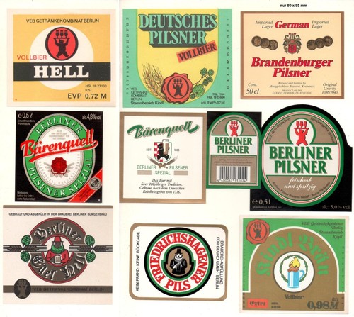 Bieretiketten ddr später - +,