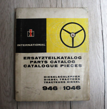 Original IHC Ersatzteilkatalog Dieselschlepper 946 1046