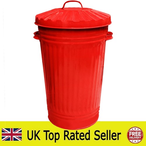 45l metall rot tonne - 45l,