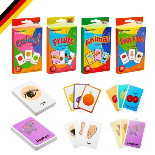 Bunte lernkarten kinder - lernkarten,