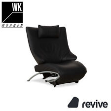 WK Wohnen Solo 699 Leder Sessel Anthrazit manuelle Funktion