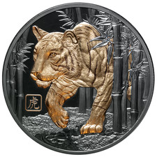 LUNAR 5 OZ SILBER TIGER 2022