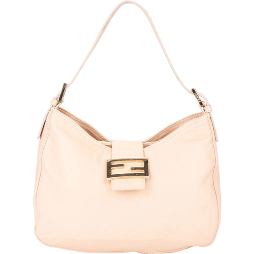 Fendi rose leather baguette - fendi,