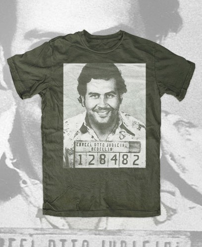 Pablo escobar mugshot shirt - mugshot, t-shirt