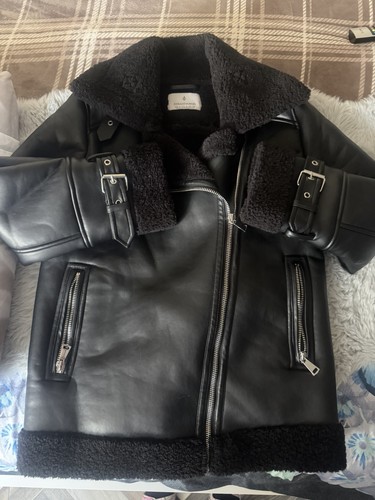 Stradivarius lederimitat jacke - stradivarius,