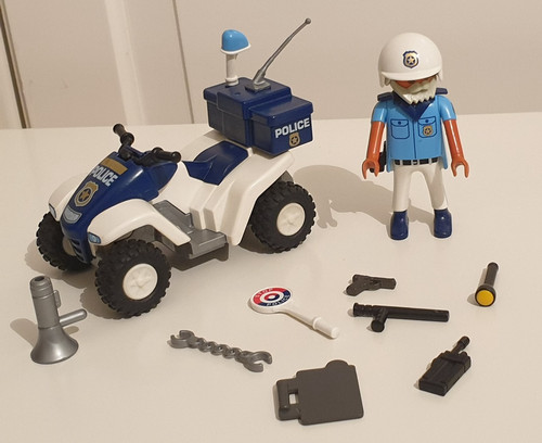 Playmobil polizei quad mit - playmobil,