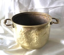 Alter Messing Übertopf