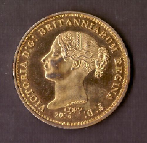 Medaille queen victoria aus - medaille,