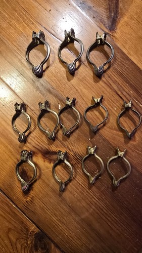 11x antike gardinenklammern - antike,