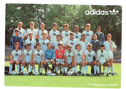 Mannschaftskarte 1985 86 - mannschaftskarte, 1985/86