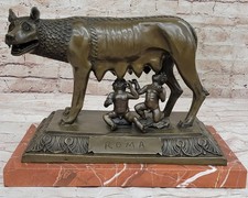 Bronzestatue Romulus Remus