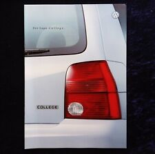 Lupo Prospekt 6.2000,  Sondermodell College