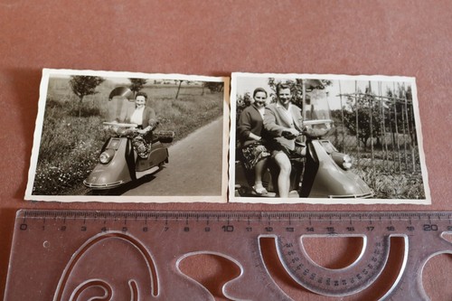 Zwei tolle alte fotos - zwei, frau