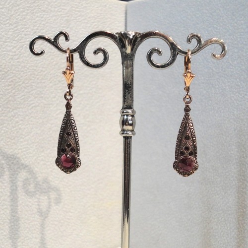 Granat ohrringe granatschmuck - granat,