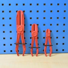 Würth Abklemmzangen Klemmzangen Set Sortiment 3-teilig mit Verriegelung