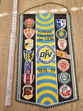 Fußball Oberliga Wimpel der DDR 1978/79 Dresden Magdeburg Aue LOK Leipzig Erfurt