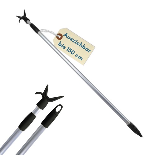Teleskopstange mit haken - mit,