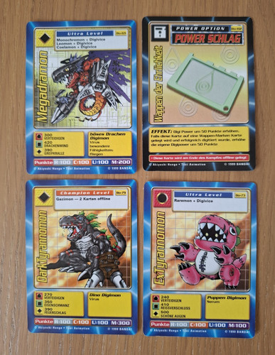 Bandai digimon sammelkarten - digimon,