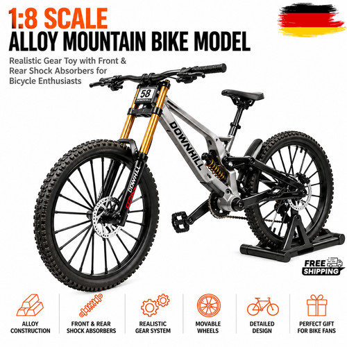 Mountainbike modell metall - 1:8,