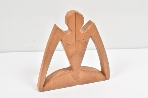 Künstlerische holzfigur - künstlerische,