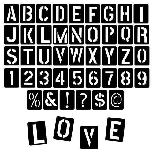Buchstaben schablonen - buchstaben,