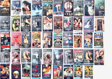 50 VHS Sammlung Horror Thriller Stephen King u.a. 11 sealed OVP Videokassetten