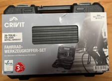 20 Teile Fahrrad Werkzeug Koffer Set für den Notfall, Crivit Reparatur + Wartung