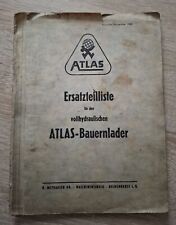 Atlas vollhydraulischer Bauernlader Ersatzteilliste