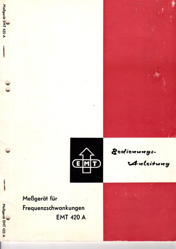 Emt 420a meßgerät für - emt,