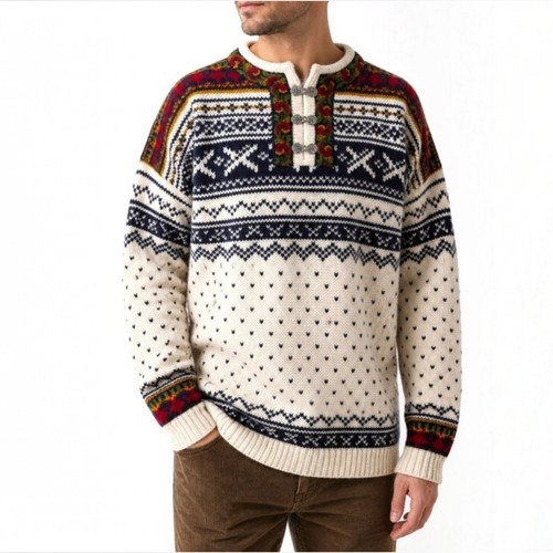 Norwegian wool sweater nordic - wool,