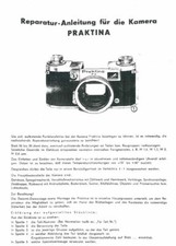 Seltene Praktina FX Reparatur