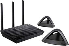 Asus Ai Mesh WLAN System Set (3in1 Router-Set (1x RT-AC66U B1 und 2x Lyra Trio S